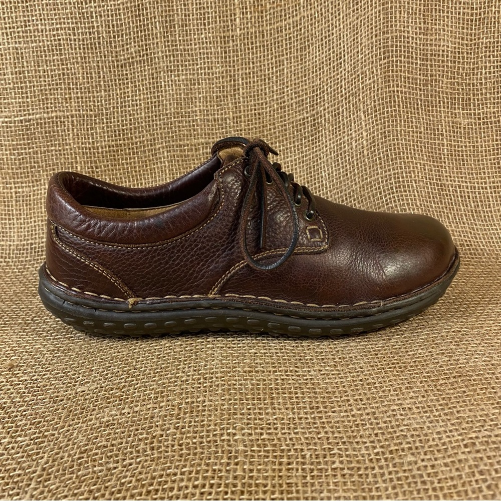 Born Women's Oxfords Ravine Leather Lace-Up Round Toe Shoes CD4 Brown Size 9 - Picture 4 of 10